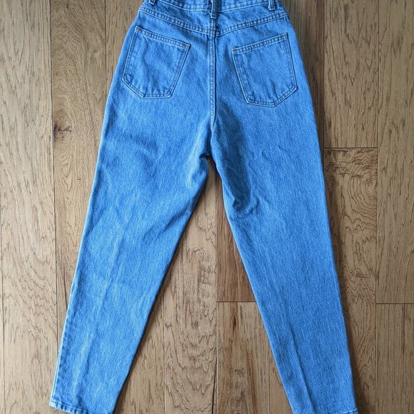 Vintage High Rise Mom Jeans Made in U.S.A. Modern Essentials Jeans Blue 24 0 00 - Picture 2 of 13